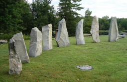 standing stones landscape accent piece